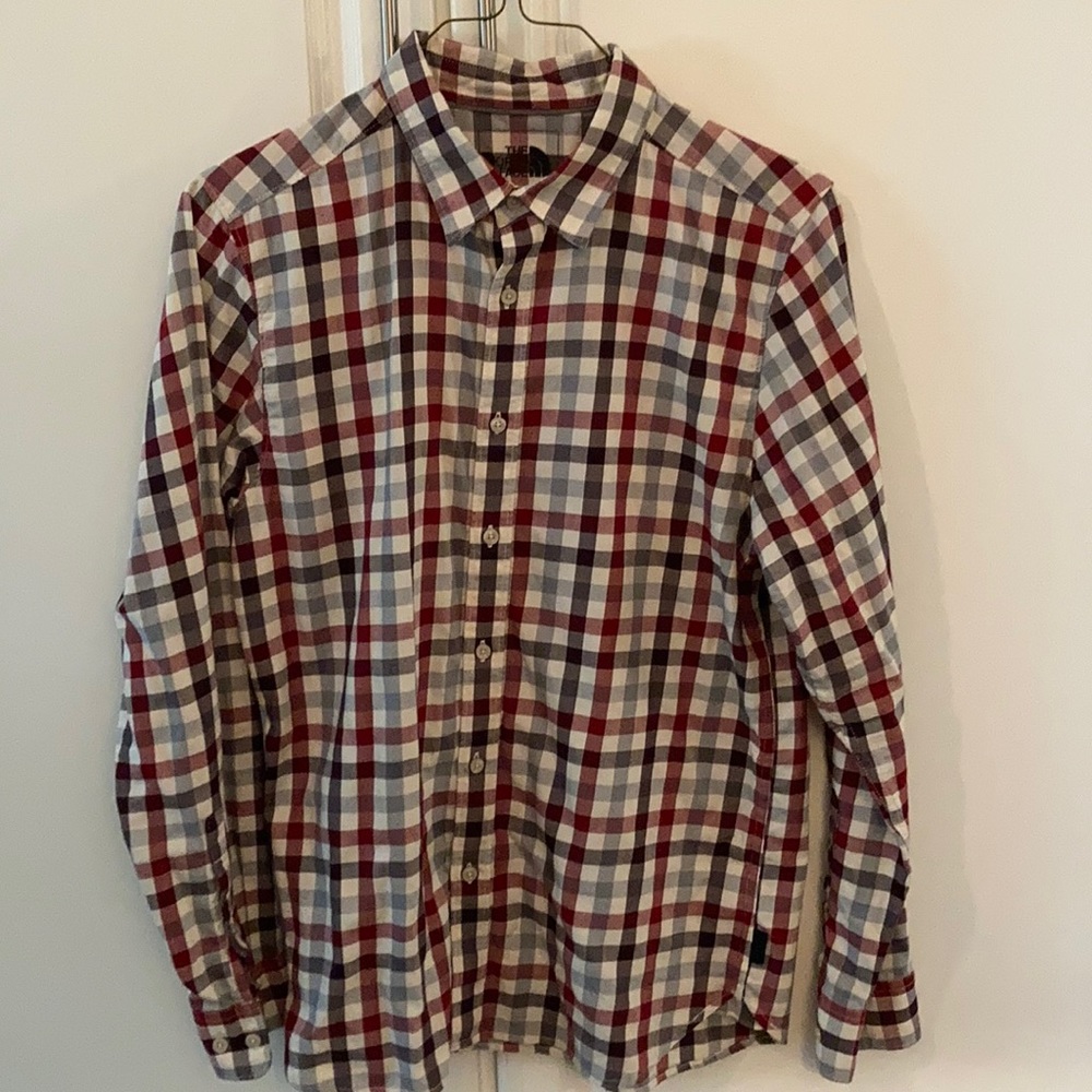 North Face lightweight flannel shirt